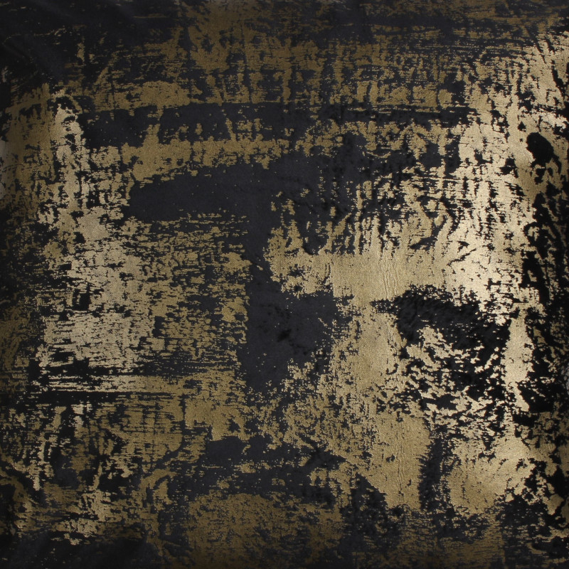 Zasłona z kółkami KARARRA 140x260 cm,kolor czarny