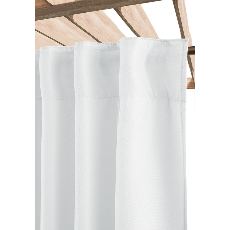 Zas ogrod. z taśmą TERRA CHIC 140x250 biały