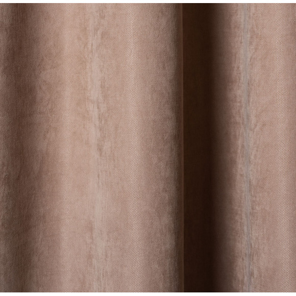 Zasłona z taśmą ZAHRA 200x260cm taupe