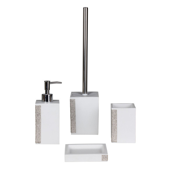 Szczotka do WC CHIQ 9x9x38cm kolor biały