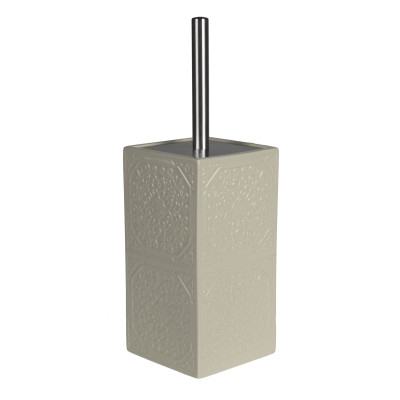 Szczotka do WC MAUR, 10,5x10,5x33 cm, kolor beżowy