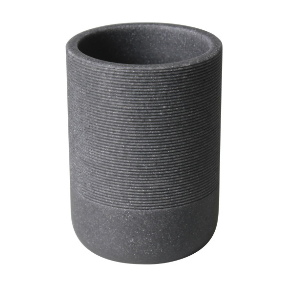 Kubek LOOP 7,5x7,5cm, wys. 10,5cm szary