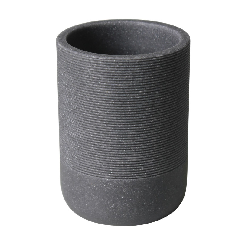 Kubek LOOP 7,5x7,5cm, wys. 10,5cm szary