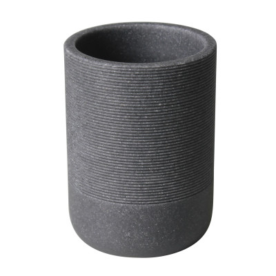 Kubek LOOP 7,5x7,5cm, wys. 10,5cm szary