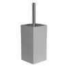 Szczotka do WC MAUR, 10,5x10,5x33 cm, kolor popiel