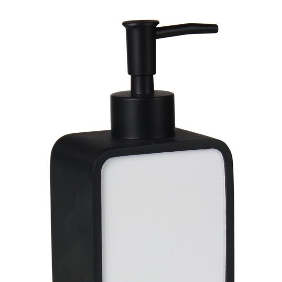 Dozownik CLASSY 8x6cm, wys. 17cm, czarny
