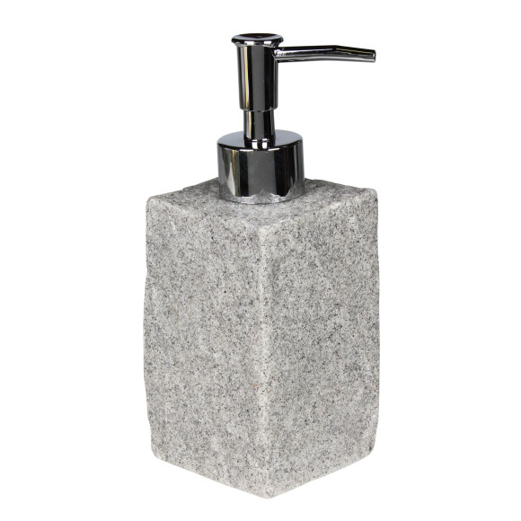Dozownik PEDRO 6,5x6,5x17,5cm szary