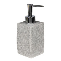 Dozownik PEDRO 6,5x6,5x17,5cm szary