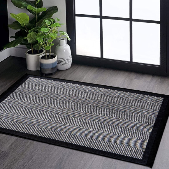 Dywan drukowany VIBE, petra 80x140cm, kolor czarny