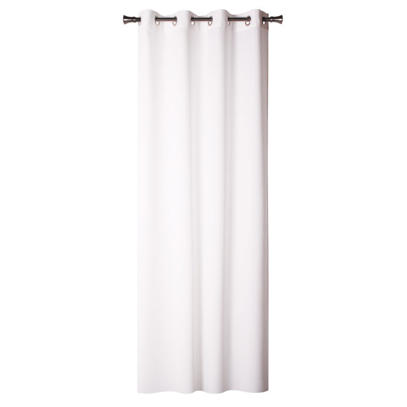 Zasłona z kółkami OXFORD 140/250 cm kolor biały