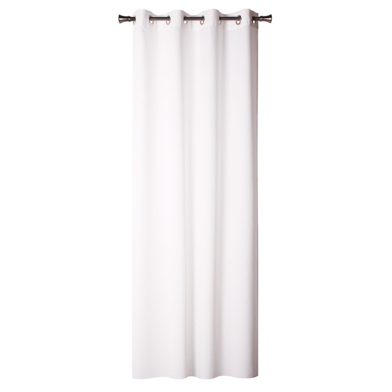 Zasłona z kółkami OXFORD 140/250 cm kolor biały