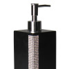Dozownik CHIQ 7x7cm, wys. 18cm czarny