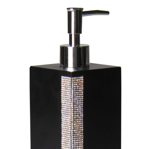 Dozownik CHIQ 7x7cm, wys. 18cm czarny