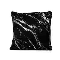 Poszewka ENDLESS CHIC 45x45 czarny+srebr