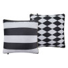 Poszewka CHIC OBSESSION NO.1 45x45 biało-czarna