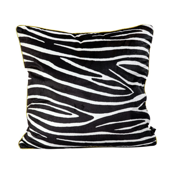 Poszewka CHIC OBSESSION NO.2 45x45 biało-czarna
