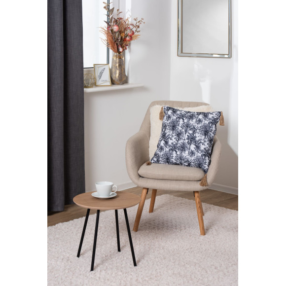 Poszewka VINCE 45x45 cm, kolor czarny 2s O