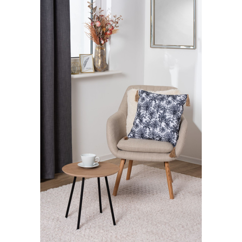 Poszewka VINCE 45x45 cm, kolor czarny 2s O