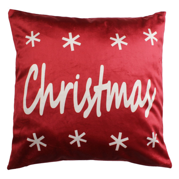 Poszewka NAVIDAD 45x45cm, kolor czerwony