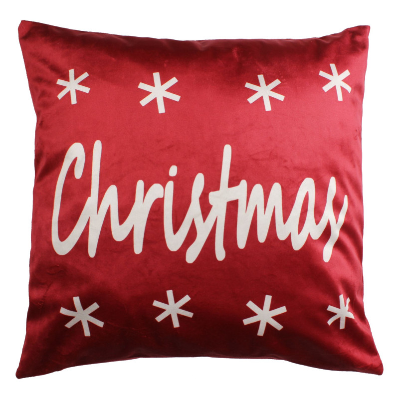 Poszewka NAVIDAD 45x45cm, kolor czerwony