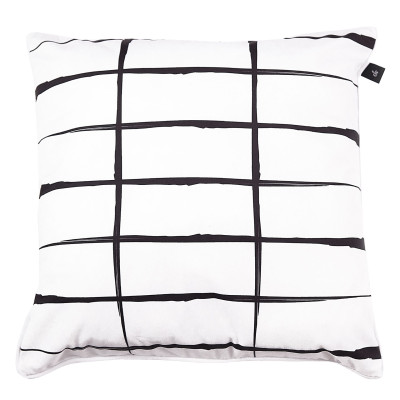 Poszewka COMO CHIC 45x45 biało-czarna