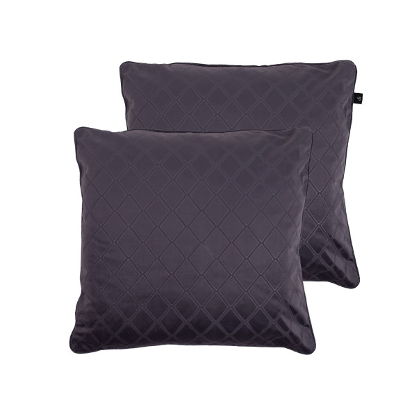 Poszewka GEOMETRY CHIC 45x45 grafit