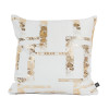 Poszewka KING OF CHIC GOLD 45x45 off white+ złoty