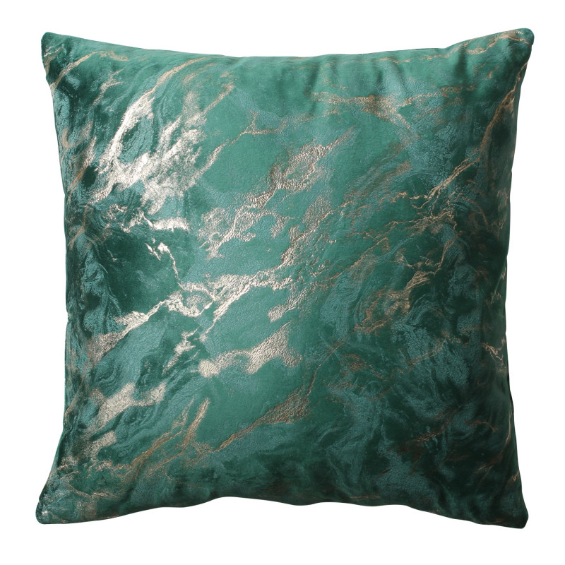 Poszewka MARBLE 45x45 cm, kolor zielony