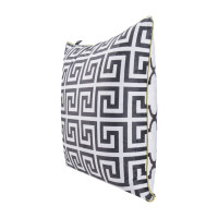 Poszewka CHIC OBSESSION NO.3 45x45 biało-czarna