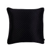 Poszewka w kropki PURE CHIC 45x45 czarny+srebrny