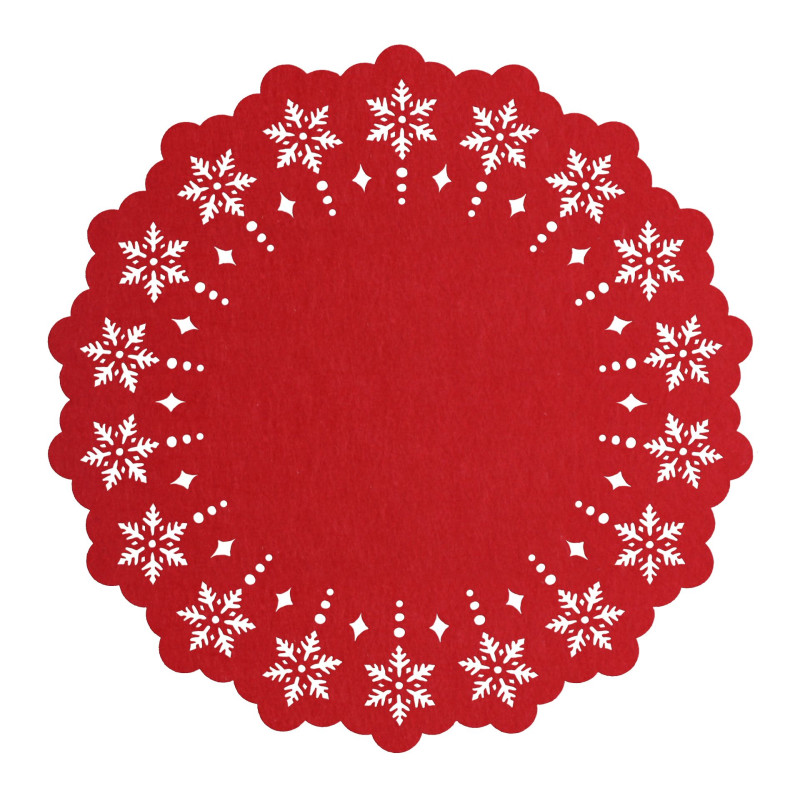 Podkładka filcowaŚNIEŻYNKAśr.30