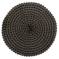 podkładka VIENNA, śr. 38cm, kolor czarno-złoty