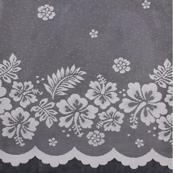 Firanka żakardowa IGA, wys. 60 cm, kolor biały