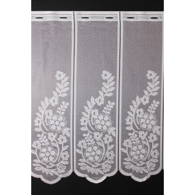 Firanka żakardowa ANA, wys. 60 cm, kolor biały