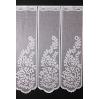 Firanka żakardowa ANA, wys. 60 cm, kolor biały