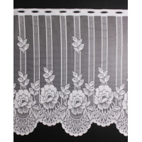 Firanka żakardowa IZA, wys. 60 cm, kolor biały