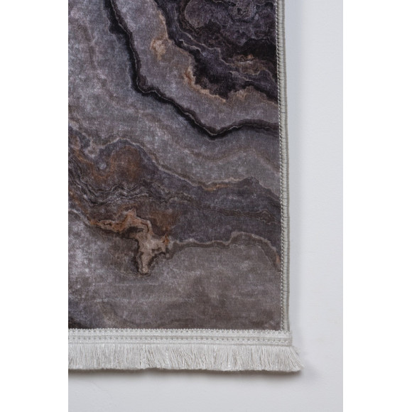 Dywan drukowany AGAT, petra 160x230cm, kolor szary