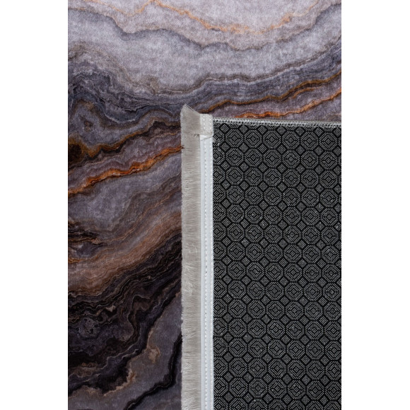 Dywan drukowany AGAT, petra 160x230cm, kolor szary