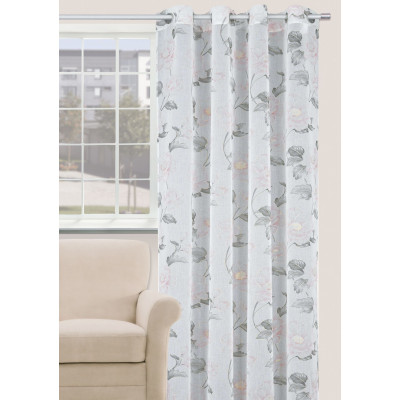  Firana z kółkami DOUBLE CHIC 140x270 biały