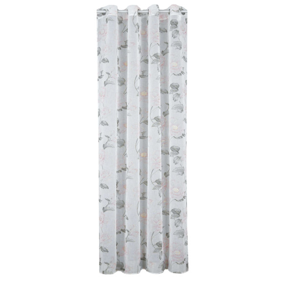  Firana z kółkami DOUBLE CHIC 140x270 biały