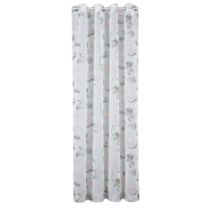  Firana z kółkami DOUBLE CHIC 140x270 biały