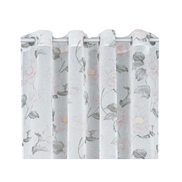  Firana z kółkami DOUBLE CHIC 140x270 biały