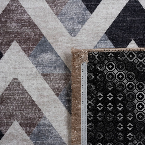 Dywan drukowany TOBO, petra 160x230cm, kolor brązowy