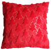Poszewka TILA 45x45 cm, kolor czerwono-złoty 1s