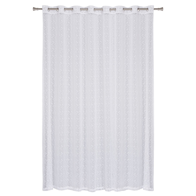 Firana z kółkami REDA 290x260cm kolor biały