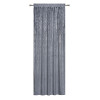 Zasłona z taśmą PLACIDO 140x260cm, kolor szary
