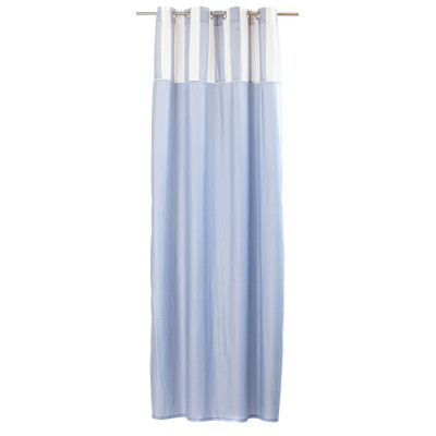 Zasłona z kółkami STRIPE CHIC 140x270 błęk