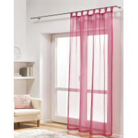 Firana z patkami DIANA, 140x245 cm kolor amarant/111