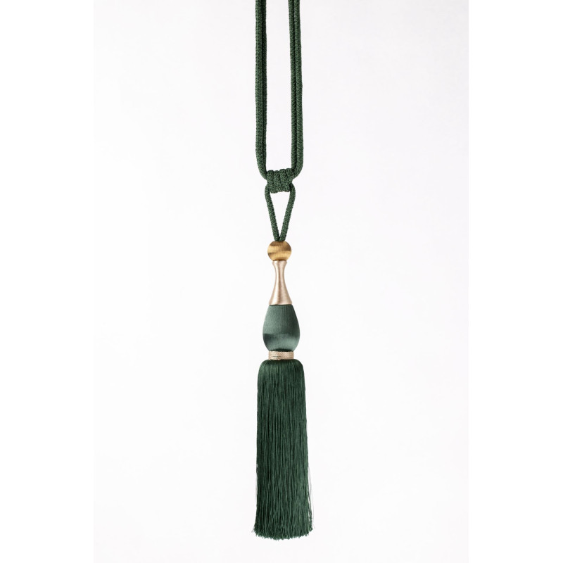 Chwost do upinania ROBERTO CHIC 96cm ciemozielony