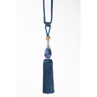 Chwost do upinania ROBERTO CHIC 96cm granatowy